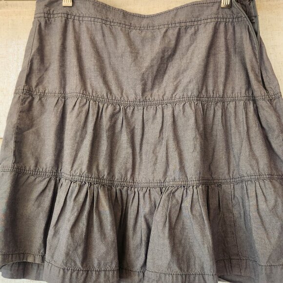 Blue Ruffle Skirt - Picture 1 of 4